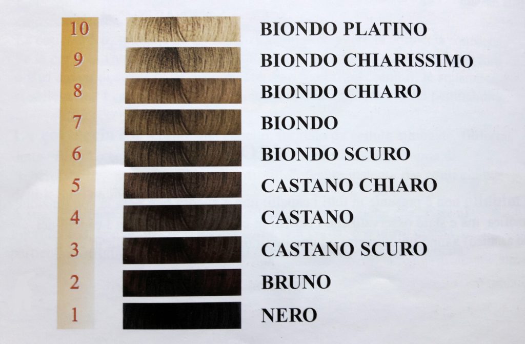 scala colore capelli naturale